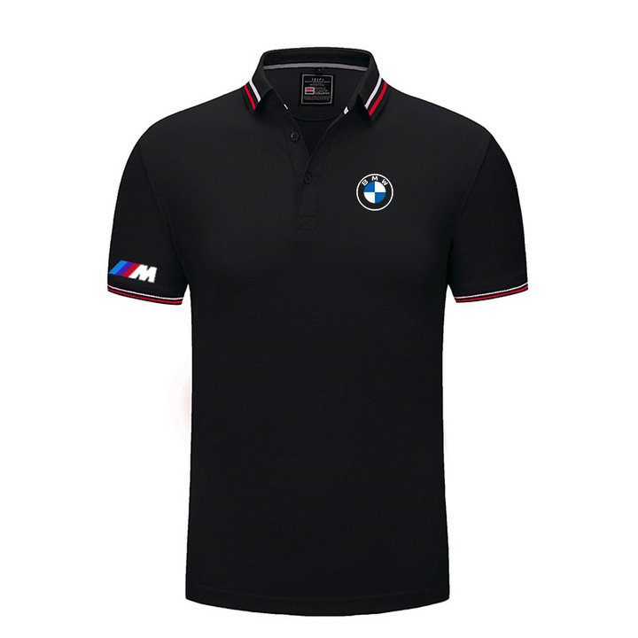 Polo BMW M Power Séchage Rapide pour Homme T-Shirts de Golf légers Hauts à Manches Courtes